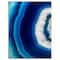 Designart - Blue Agate Crystal - Abstract Canvas art print